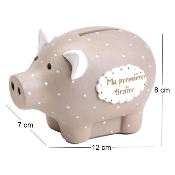 Cochon tirelire Ma première tirelire - AMA-0975