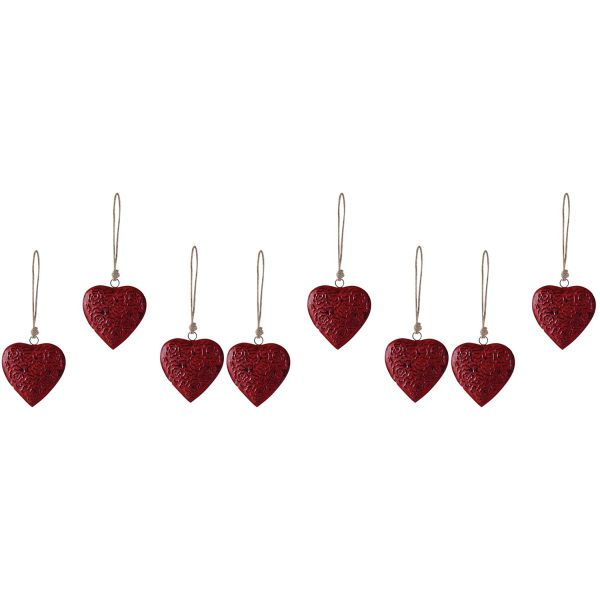 Coeur à suspendre en métal