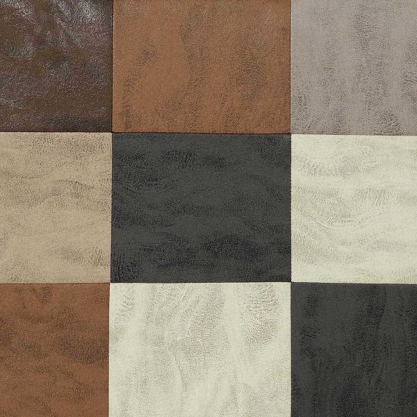 Coffre banc pliable en polyuréthane patchwork Helsinki - 6