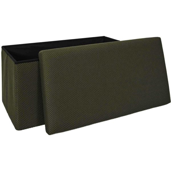 Coffre banc pliable en tissu Atome - THE HOME DECO FACTORY