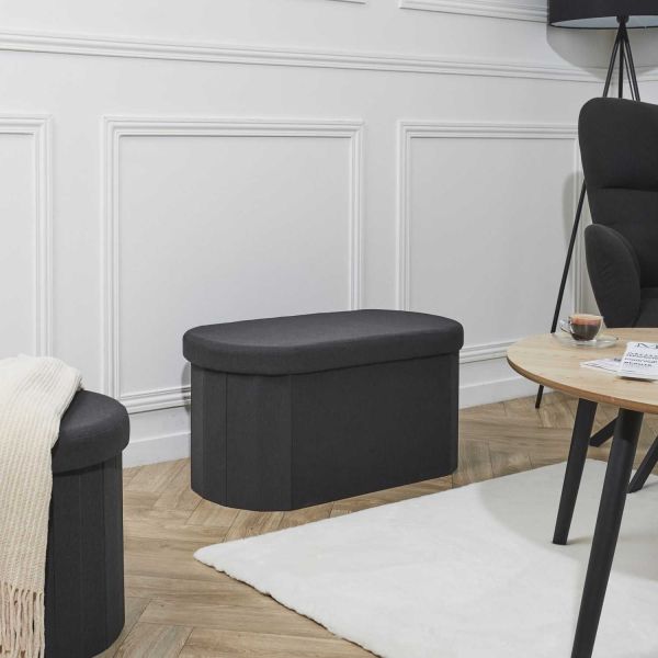 Coffre banc pliable en tissu Pills - 6