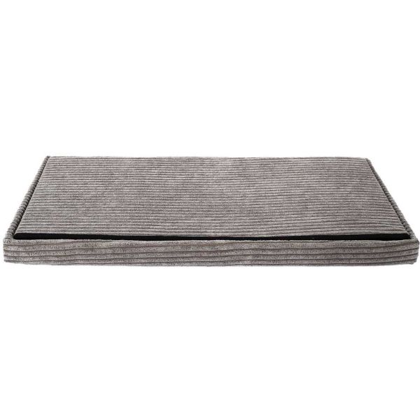 Coffre banc pliable en velours côtelé Scott - 5