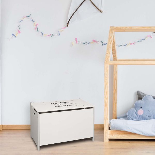 Coffre à jouets en bois MDF - THE HOME DECO KIDS