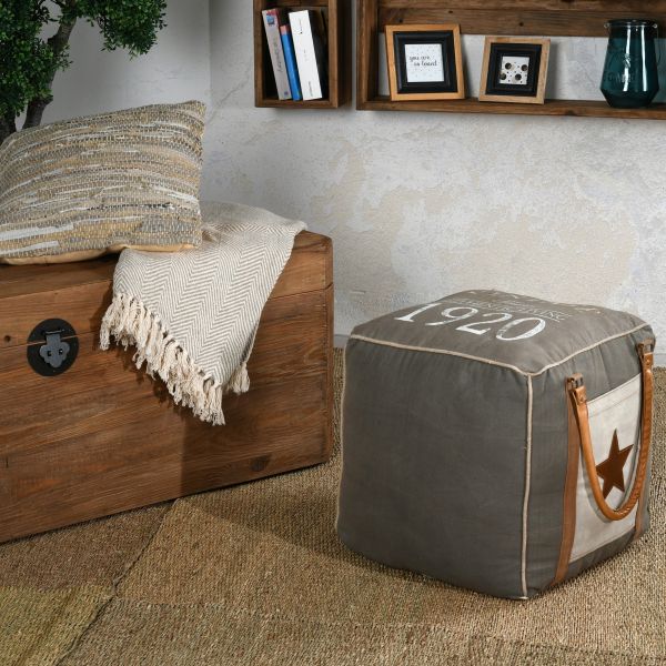 Coffre en pin et métal REWOOD - AUB-3989