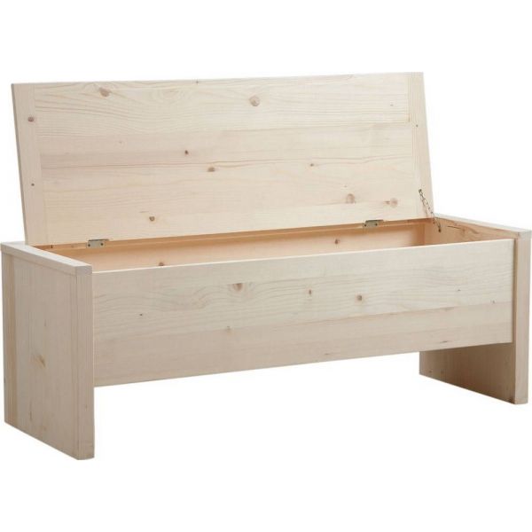 Coffre de rangement en bois brut - AUBRY GASPARD