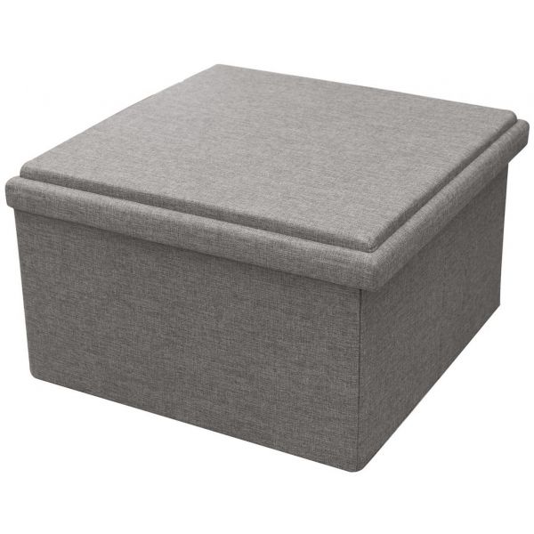 Coffre rangement XXL pouf réversible table basse