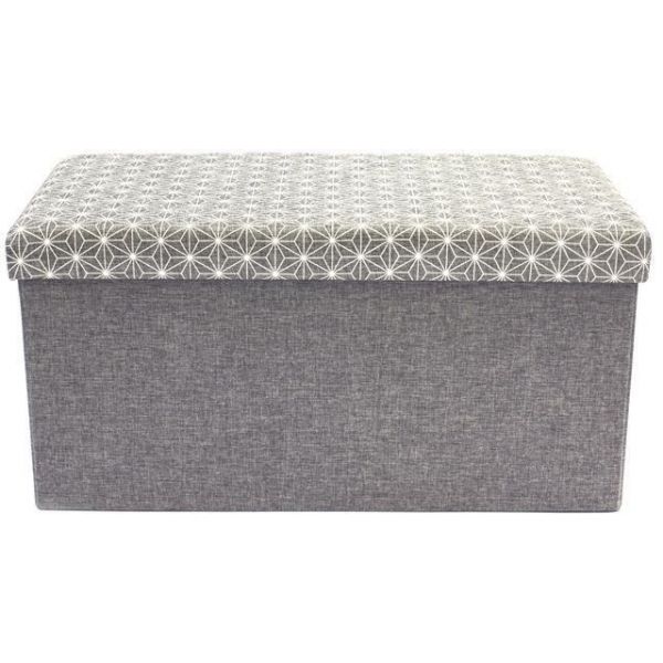 Coffre rangement banc tissu - 32,90