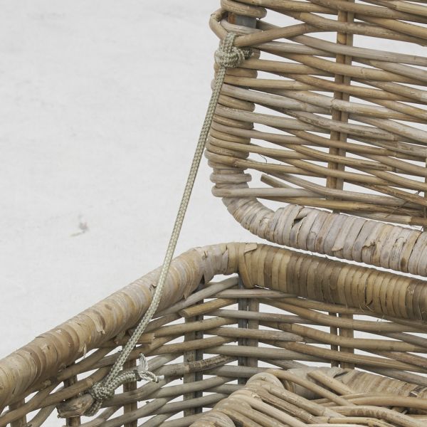 Coffres bouts de lit en poelet gris (Lot de 2) - 6