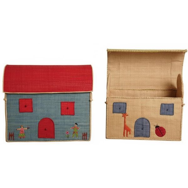 Coffres à jouets en rabane (Lot de 2) - 103,08