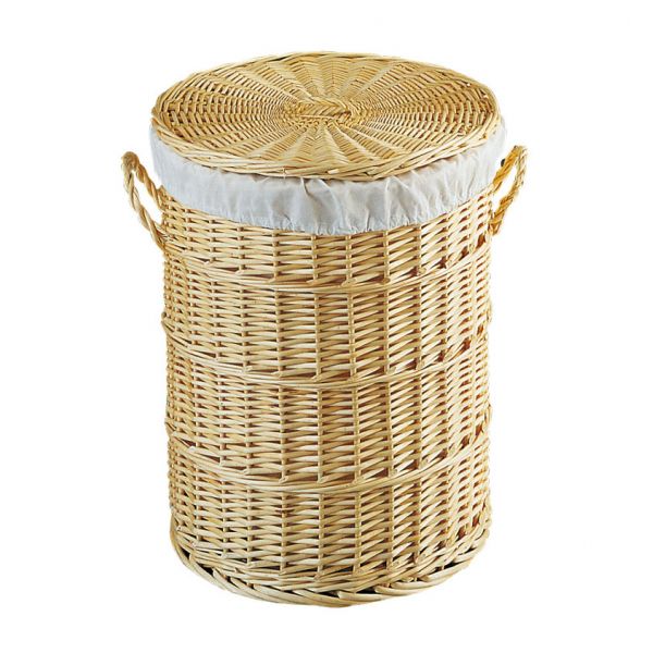 Coffres à linge en osier blanc (Lot de 3) - AUB-4629