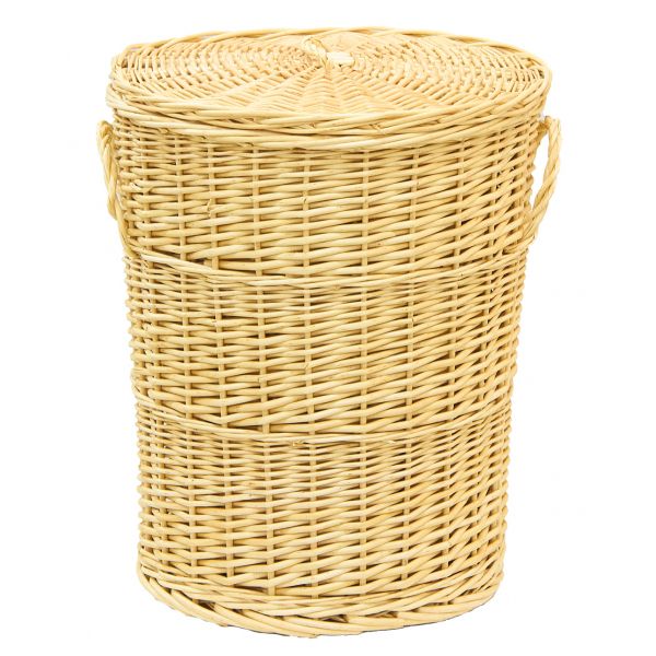 Panières à linge en osier blanc (Lot de 3) - AUBRY GASPARD