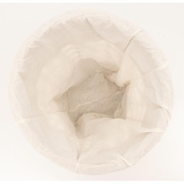 Coffres à linge en osier  naturel et coton - 5