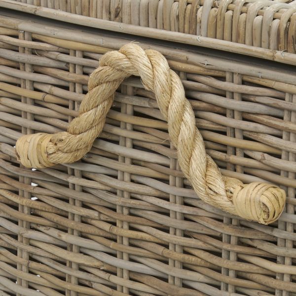 Coffres en poelet naturel (Lot de 3) - 5
