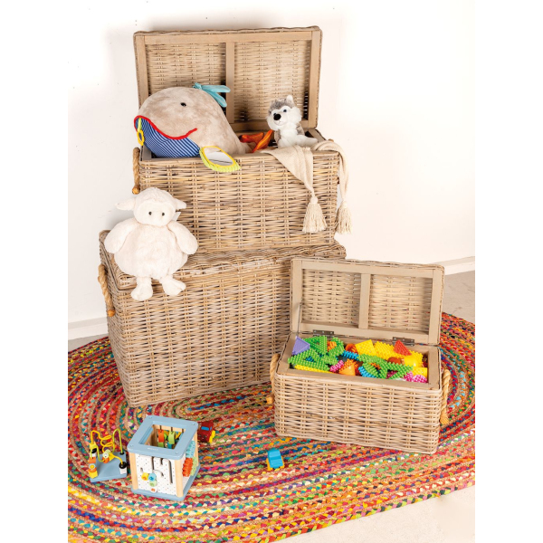 Coffres en poelet naturel (Lot de 3) - AUBRY GASPARD