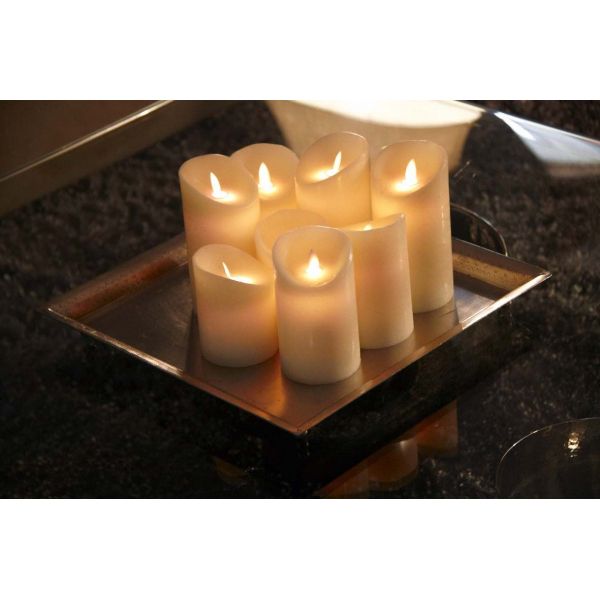 Coffret 3 bougies à LED parfumées avec télécommande - AUBRY GASPARD