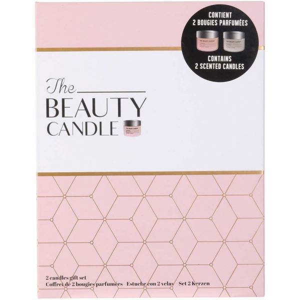 Coffret 2 bougies The beauty candles - 12,90