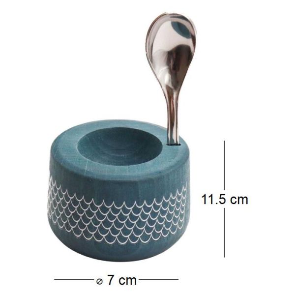 Coffret coquetier en bois Piou Piou - ROG-0140