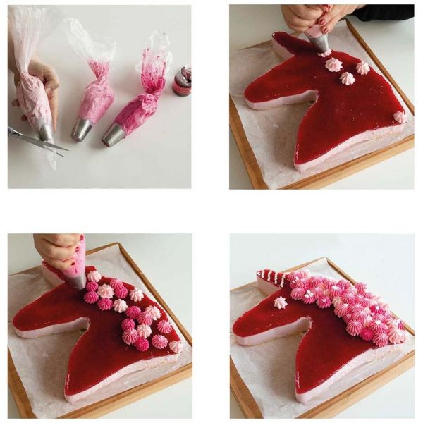 Coffret patisserie gâteau tête de licorne - 6