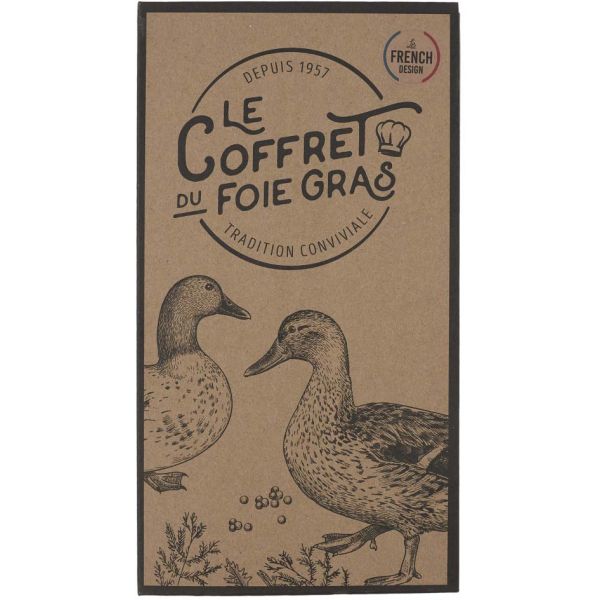 Coffret planche à foie gras avec lyre - 12,90