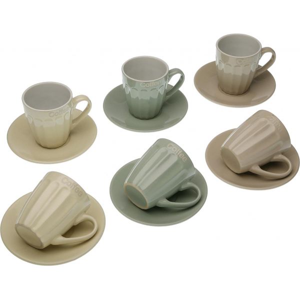 Set 6 Tazze Da Tè Tognana Sienna - New Bone China Multicolor - Foto 9