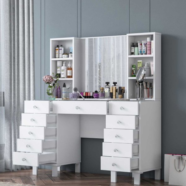 Coiffeuse en aggloméré Beauty - 6