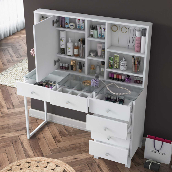 Coiffeuse en aggloméré Beauty - HANAH HOME
