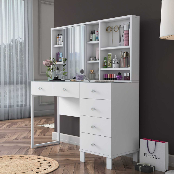 Coiffeuse en aggloméré Beauty - 8