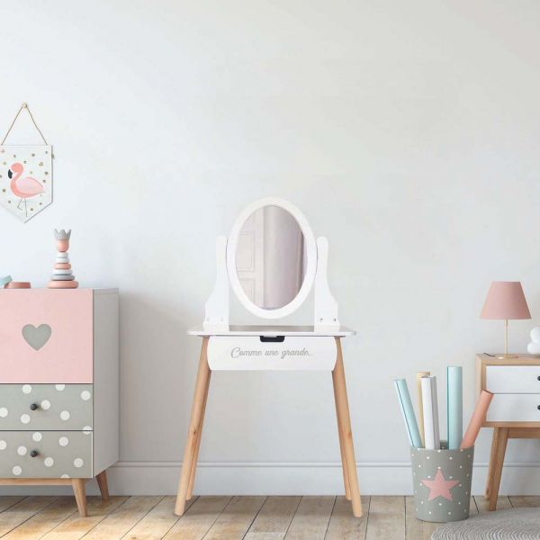 Coiffeuse enfant en bois Louise - THE HOME DECO KIDS