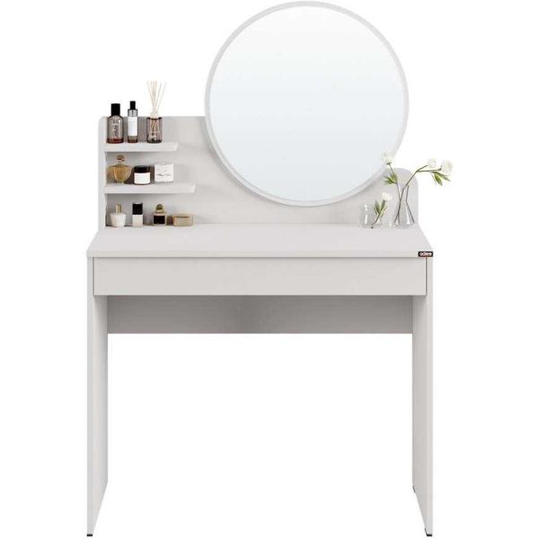 Coiffeuse avec miroir et rangements Tiana - 5