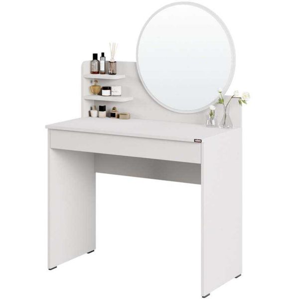 Coiffeuse avec miroir et rangements Tiana - 6