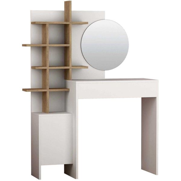 Coiffeuse avec rangement et miroir Mup