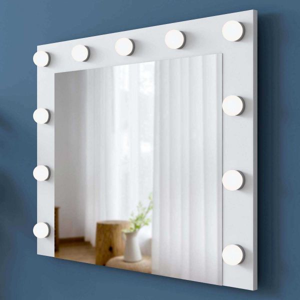 Coiffeuse avec rangements er miroir Beauty - 5