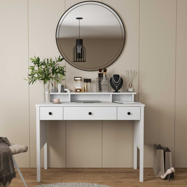 Coiffeuse 3 tiroirs en aggloméré Frannie - 5