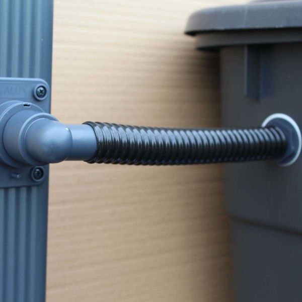 Collecteur d'eau anthracite pour gouttière rectangulaire - OptimO