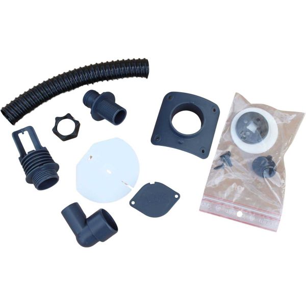 Collecteur d'eau anthracite pour gouttière circulaire - ALU-0107