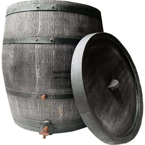 Récupérateur d'eau de pluie en polyéthylène avec robinet chromé Barrel - ROT-0129