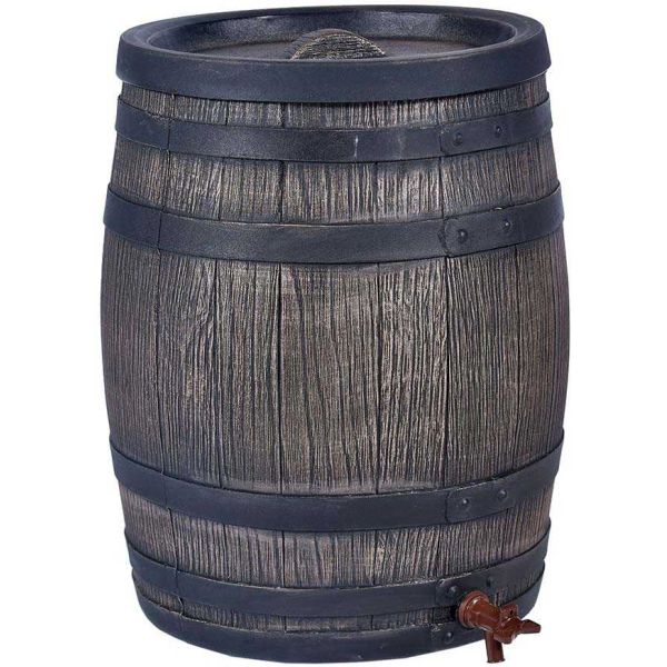 Récupérateur d'eau de pluie en polyéthylène avec support Barrel - ROTO