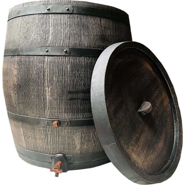 Récupérateur d'eau de pluie en polyéthylène avec support Barrel - 159