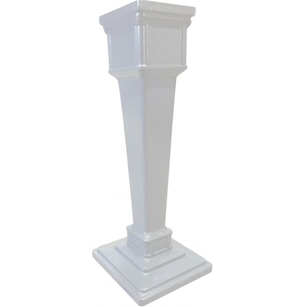 Colonne pour boîte aux lettres en aluminium grand modèle 1950