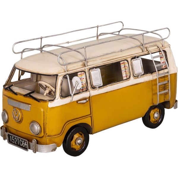 Combi Wolkswagen en fer jaune