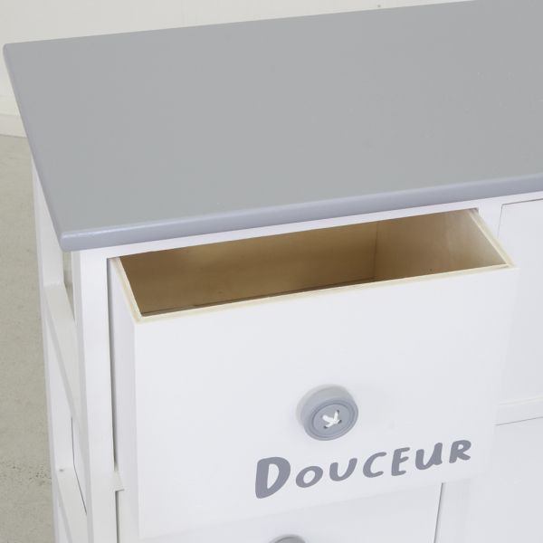 Commode/Chiffonnier bois ' Sérénité et Douceur ' - 5