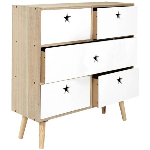 Commode bicolore pour enfants Like a star - 119