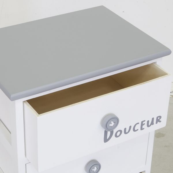 Commode/Chiffonnier bois ' Sérénité et Douceur ' - 5