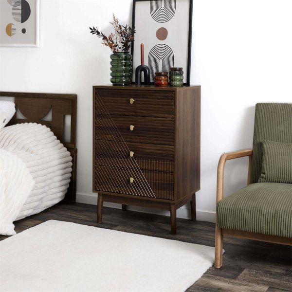 Commode en bois Tiffany - 8