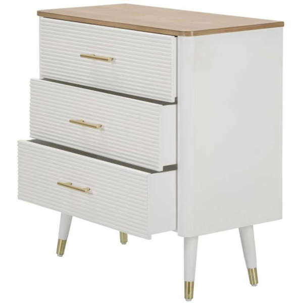 Commode en bois de frêne Matera 78 x 37 x 80 cm - 6