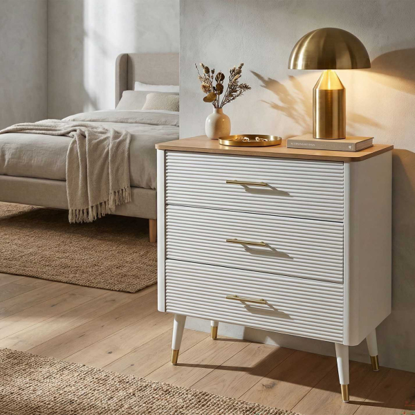 Commode en bois de frêne Matera 78 x 37 x 80 cm - MAURO FERRETTI