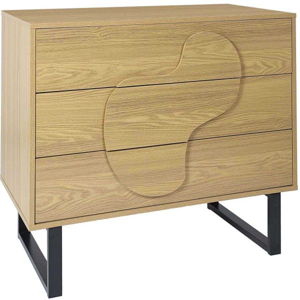 Commode en mdf et métal Calypso - CMP-5205