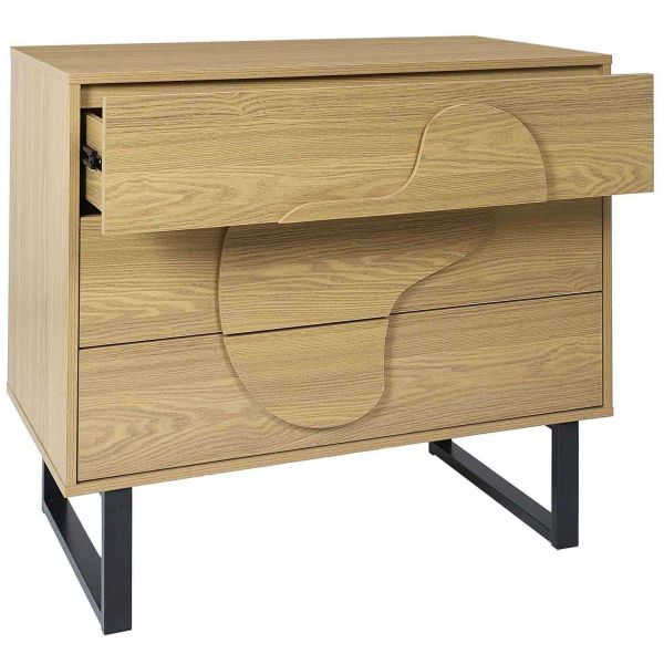 Commode en mdf et métal Calypso - 7