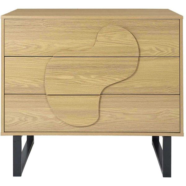 Commode en mdf et métal Calypso