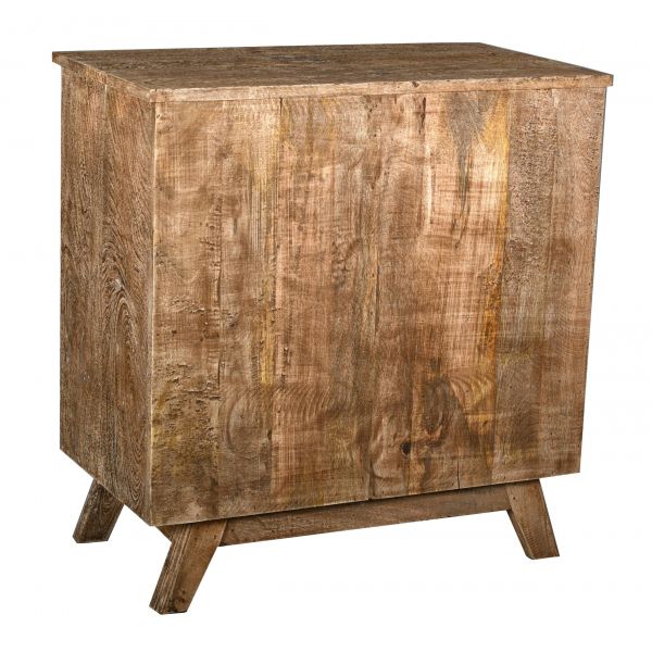 Commode en bois recyclé et métal - 559